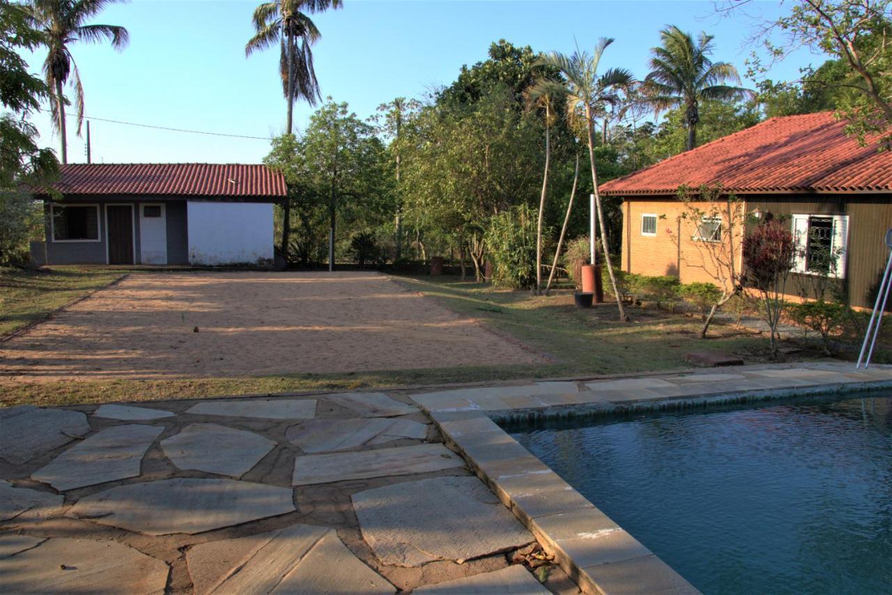Casa Unica Com Piscina E Lareira A 1,2 Km Do Centro Villa Chapada dos Guimaraes Ngoại thất bức ảnh